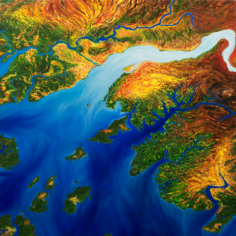 Illustration for article titled This Painter Can Even Make Toxic Sludge Look Beautiful